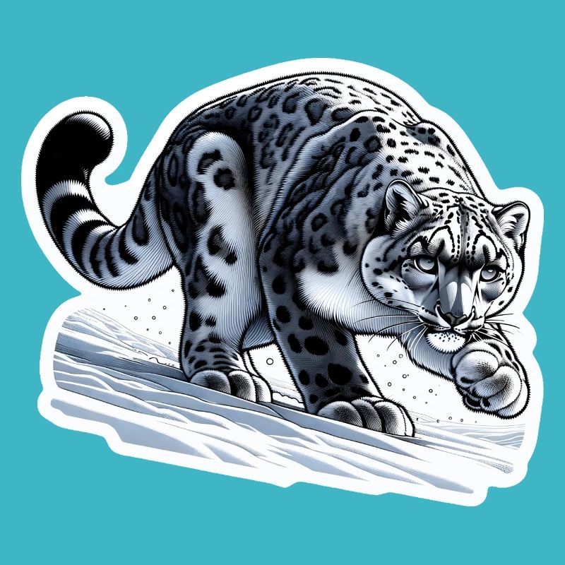 Snow Leopard Leopard White Leopard
