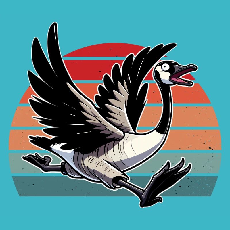 Drôle d’oie canadienne