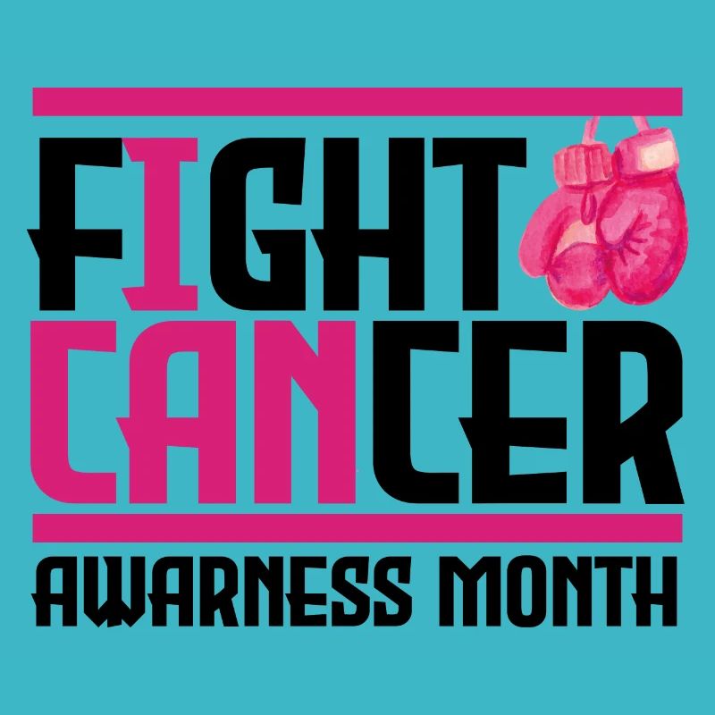 Krebs bekämpfen. Monat des Bewusstseins.