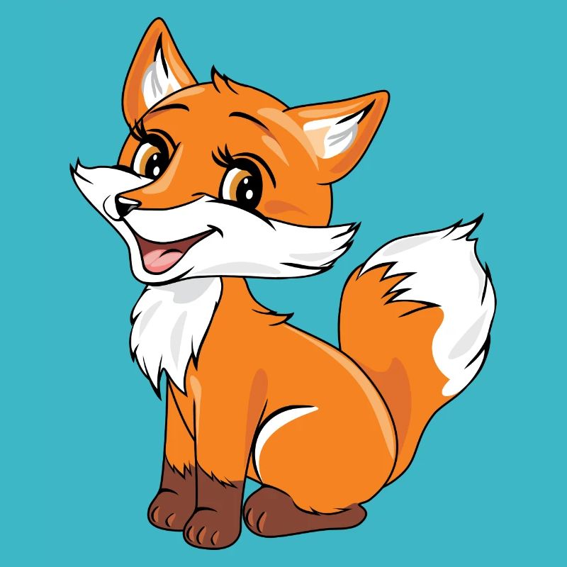 Mignon bébé renard