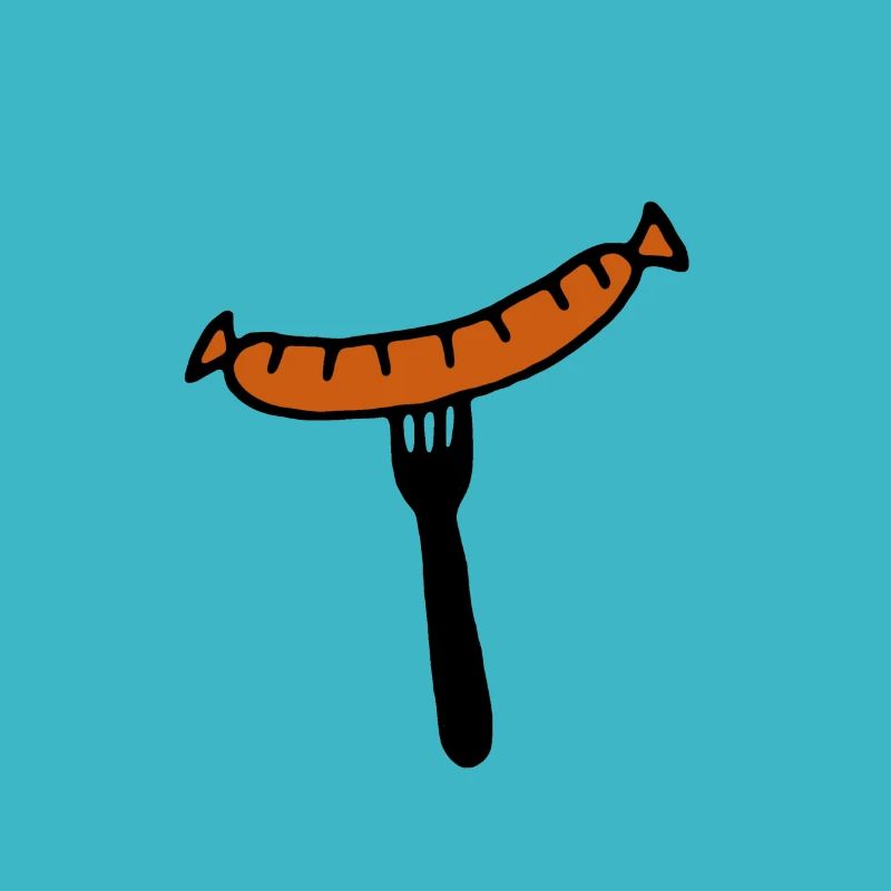 Bratwurst Gabel