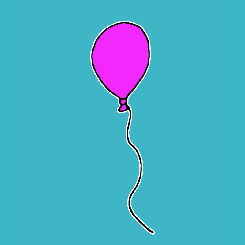 Pinker Luftballon