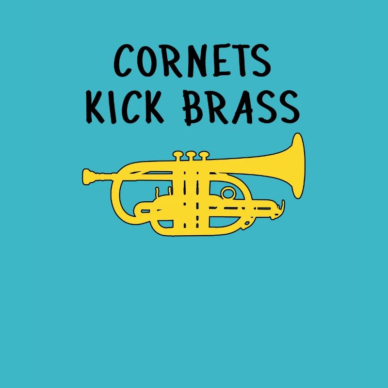Cornet Geschenk, Cornets kick brass, lustig