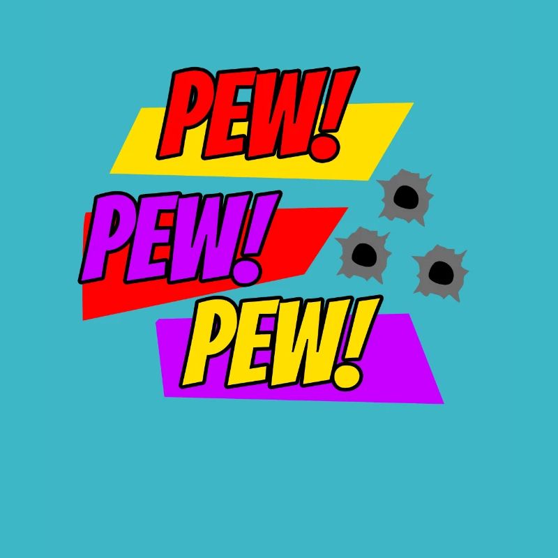 Comic PEW PEW Style de bande dessinée