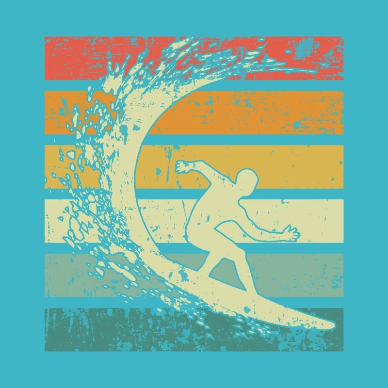 Surfer retro