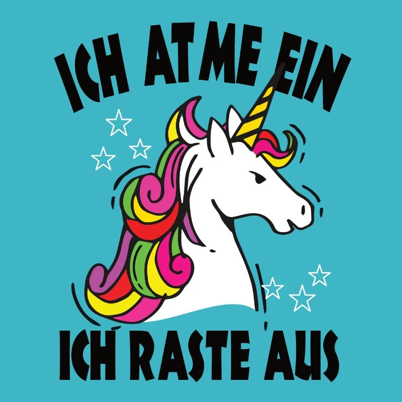 Ich atme ein raste aus Einhörner