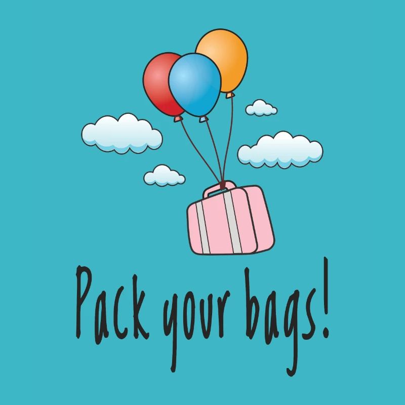 Pack deine Koffer und ab in den Urlaub