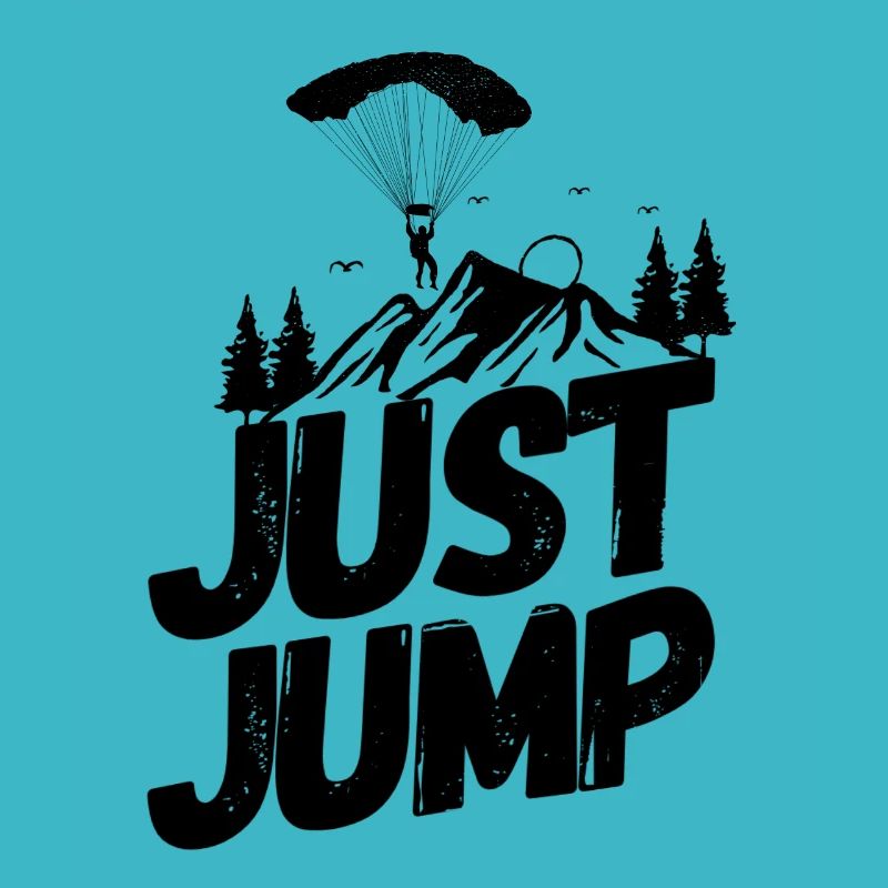 Skydiving parachute jumping