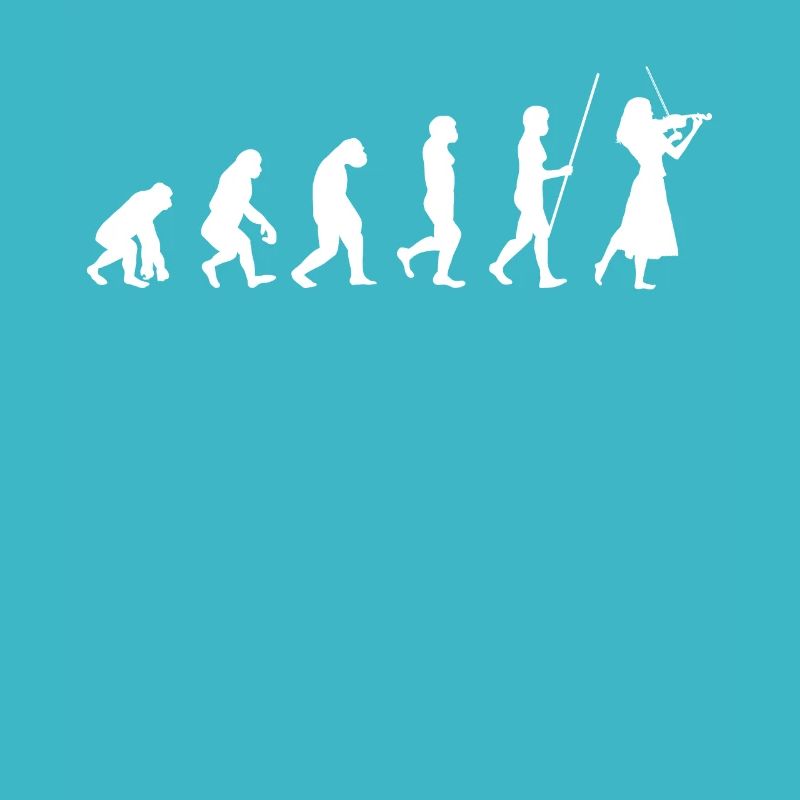 Evolution Geige Violine Geiger Violinist Geigenspi