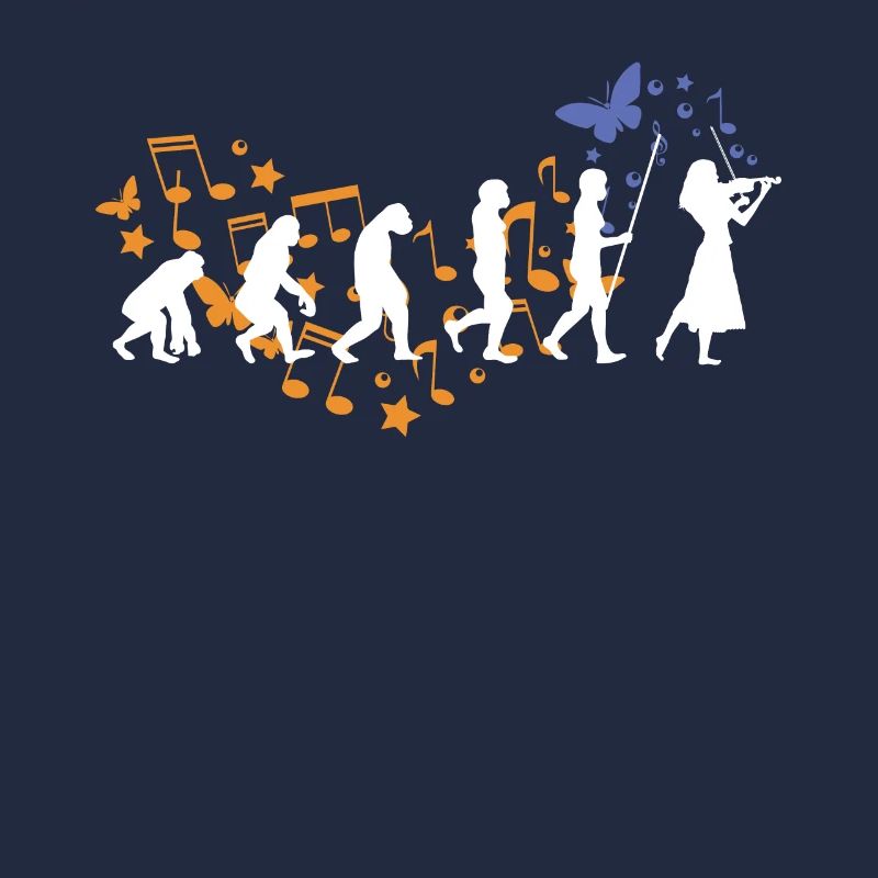 Evolution Geige Violine Geiger Violinist Geigenspi