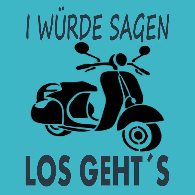 Roller fahren Rollerfahrer ich liebe Roller Moped