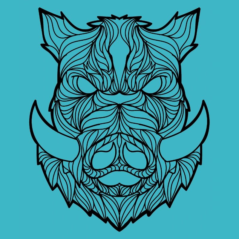 Mandala boar