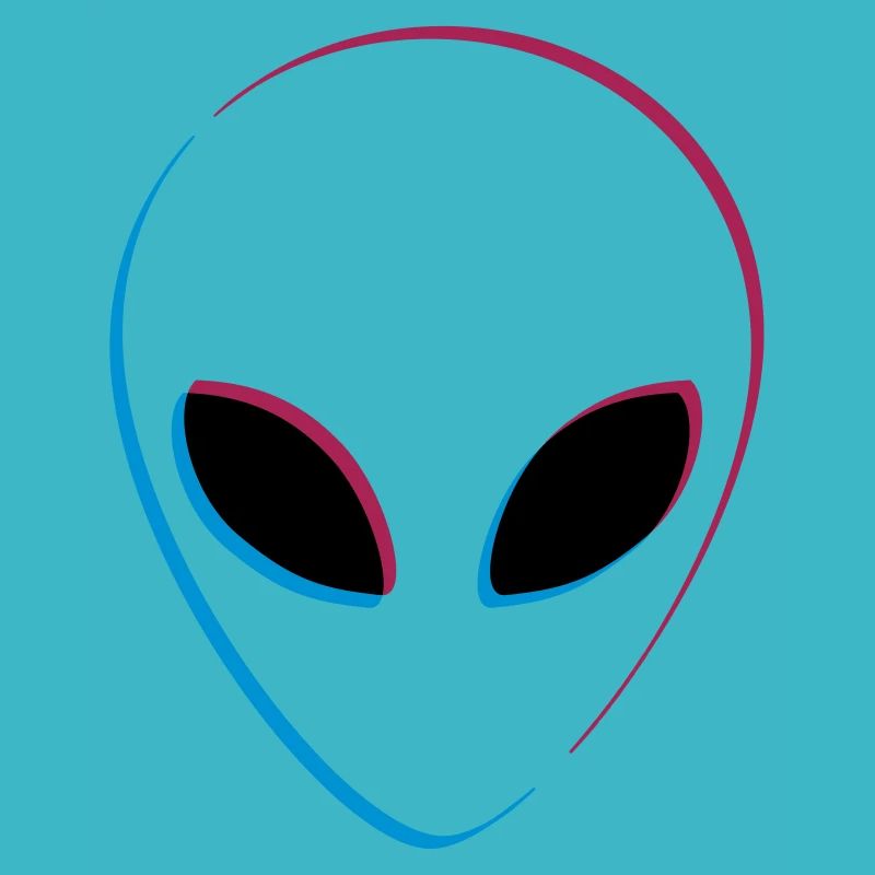 3D effect alien