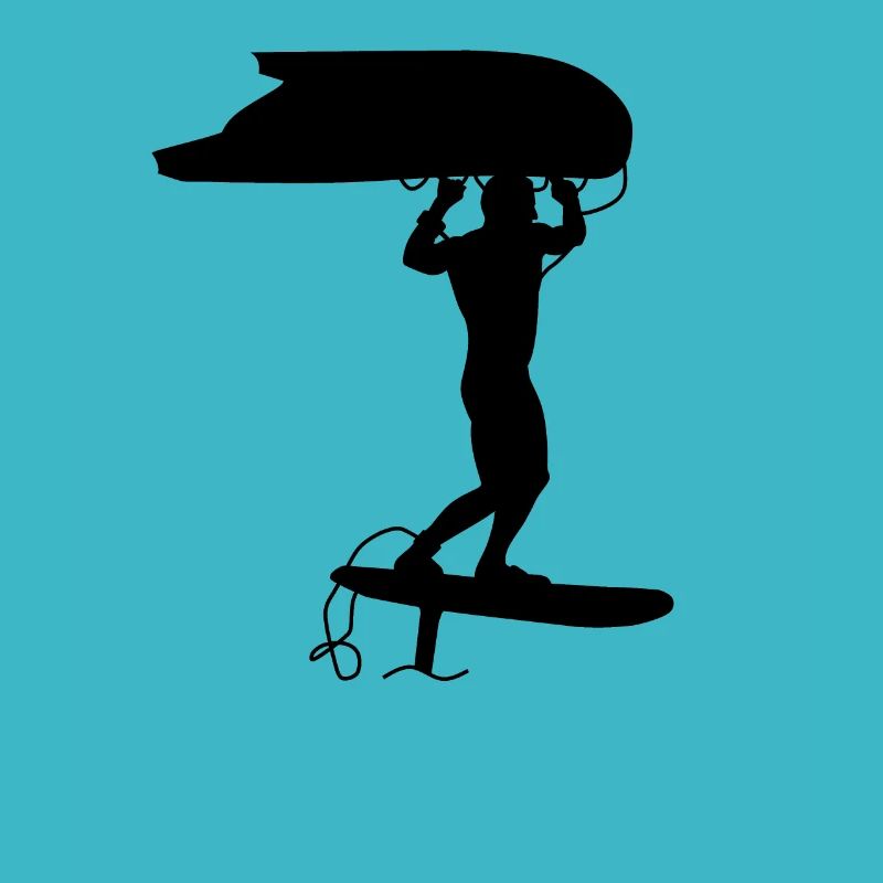 Surfing with Wingfoil