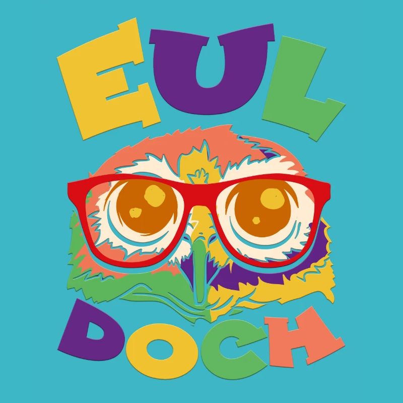 EUL doch - Eule mit Brille