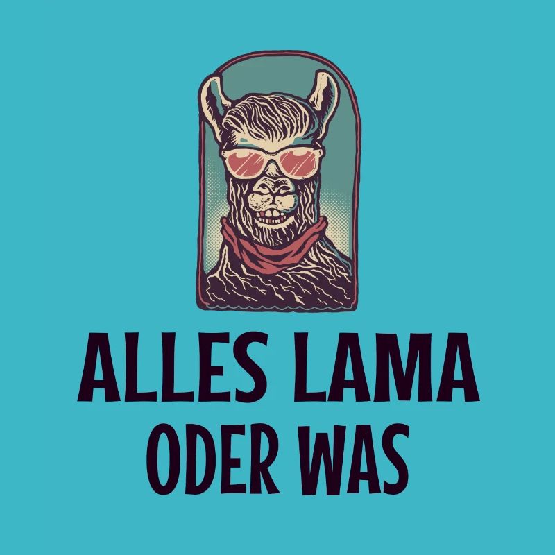 lustiger Lama Spruch