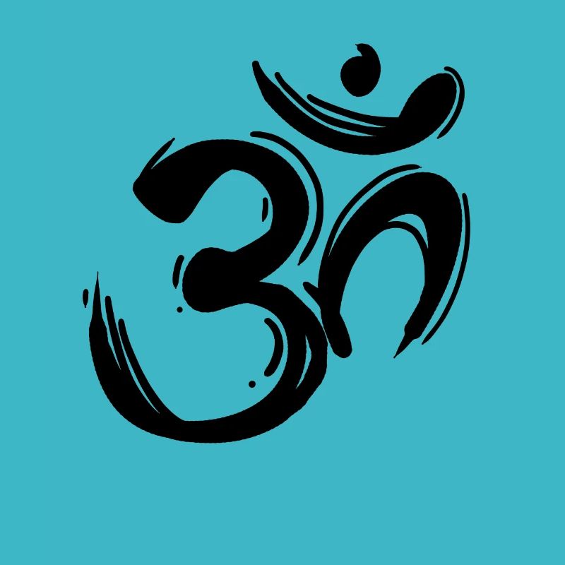 Om Zeichen schwarz