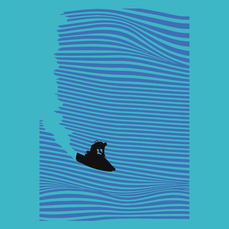 Jet ski wave