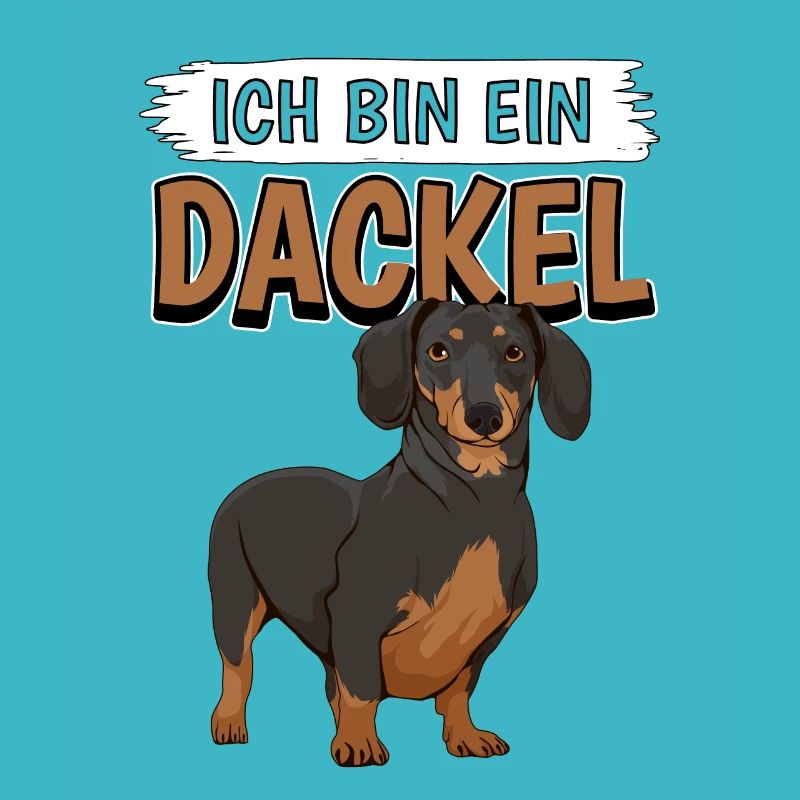 Dackel Ich bin ein Dackel