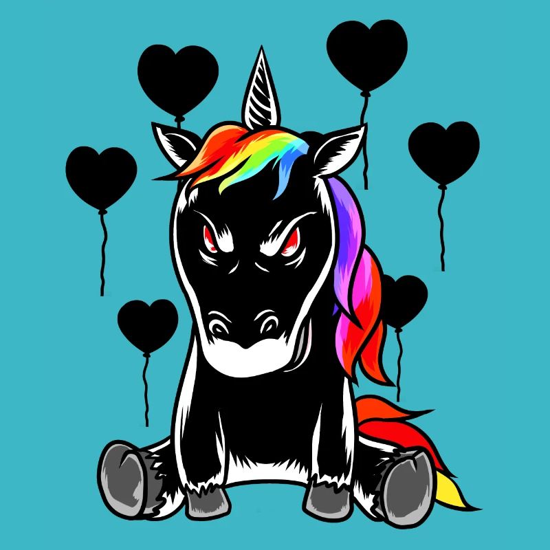 Halloween Unicorn Evil Bad Mythical Creature Horror