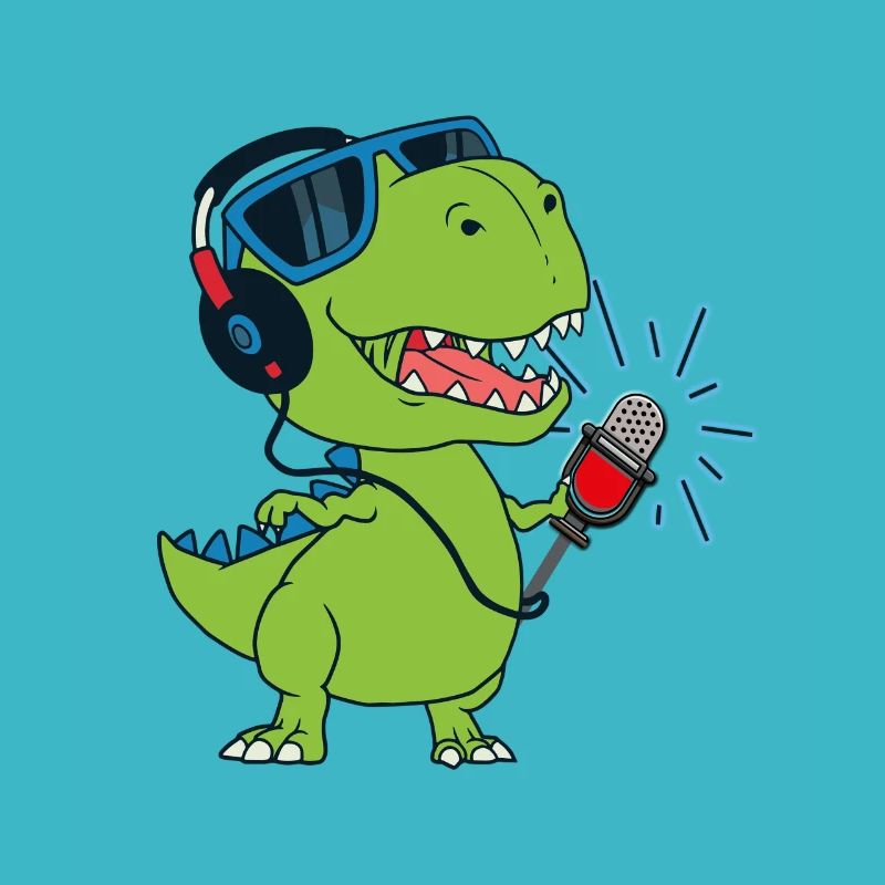 Singender Dinosaurier