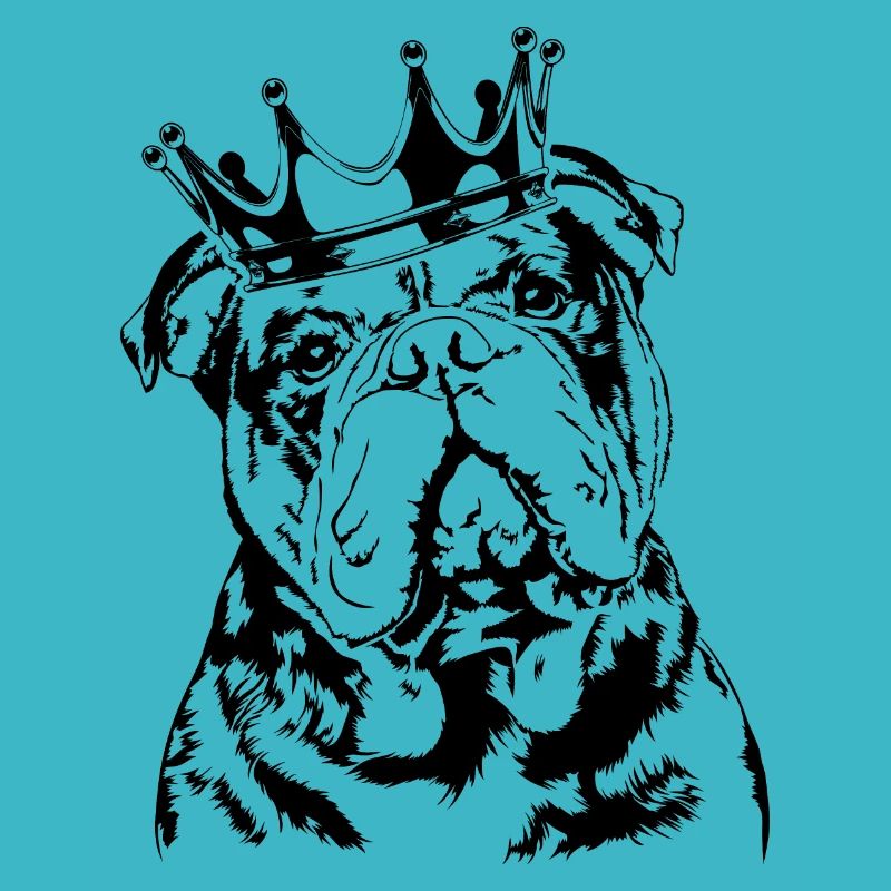 OLD DEUTSCH BULLDOG Crown Dog Dogs Wilsigns