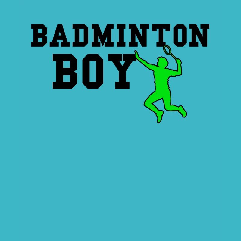 garçon de badminton