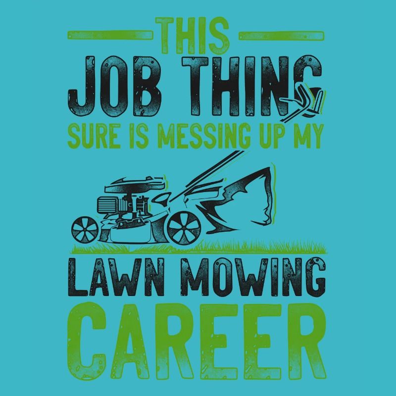 Lawn Mower Mowing Dad Father