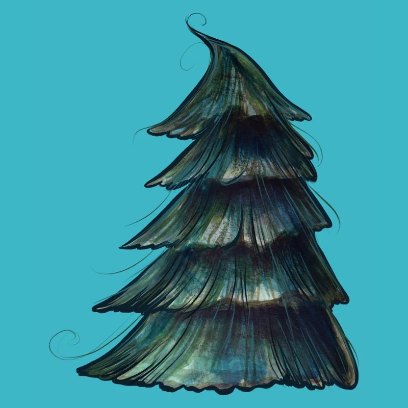 Épinette bleue à feuilles persistantes