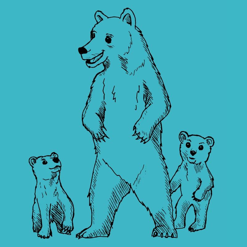 Bären Mutter Vater