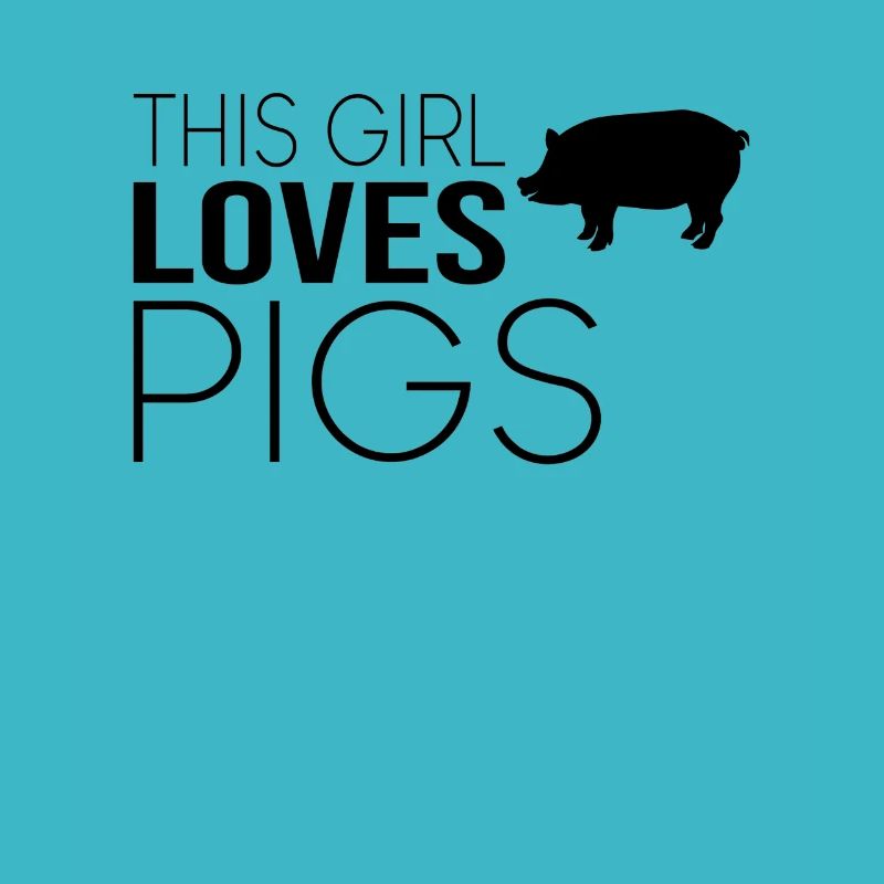 Mädchen Schwein Spruch