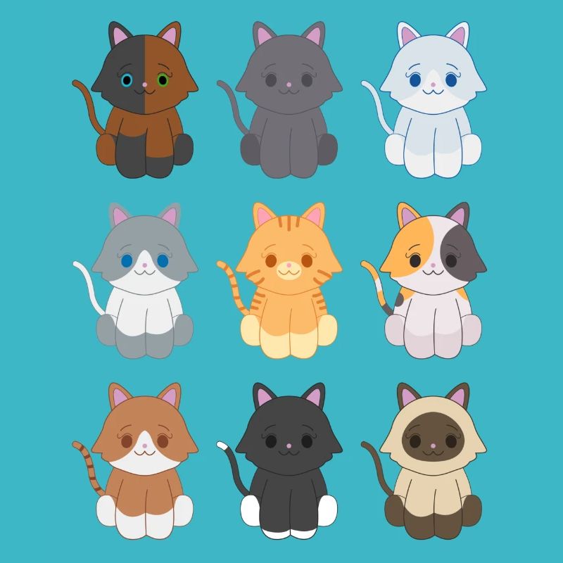 9 petits chatons