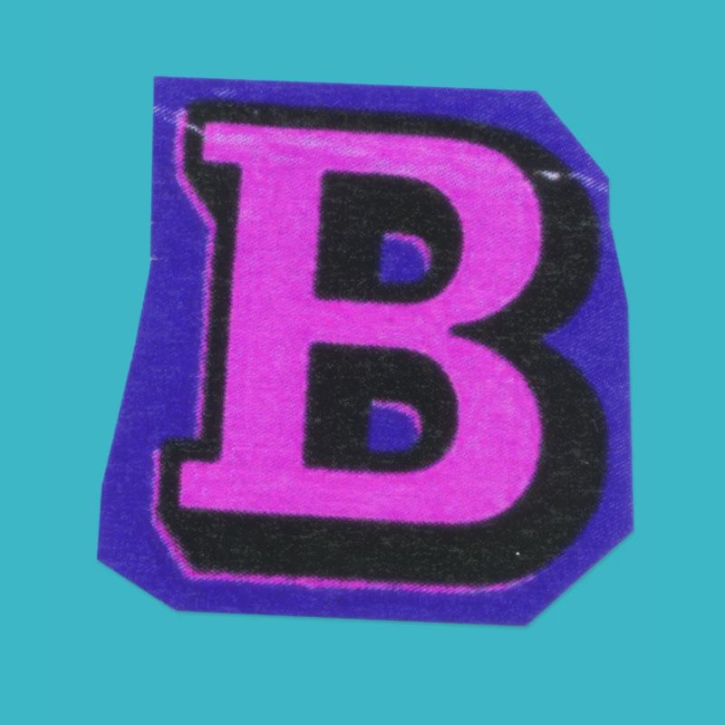 Typographie Lettre B