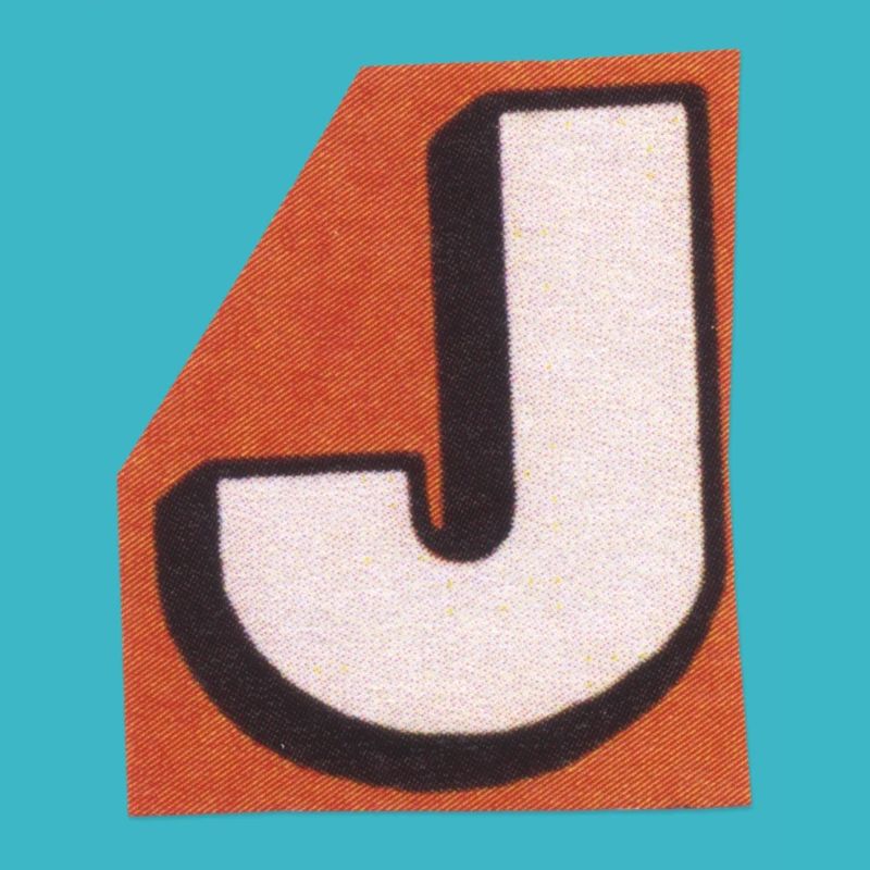 Retro letter J