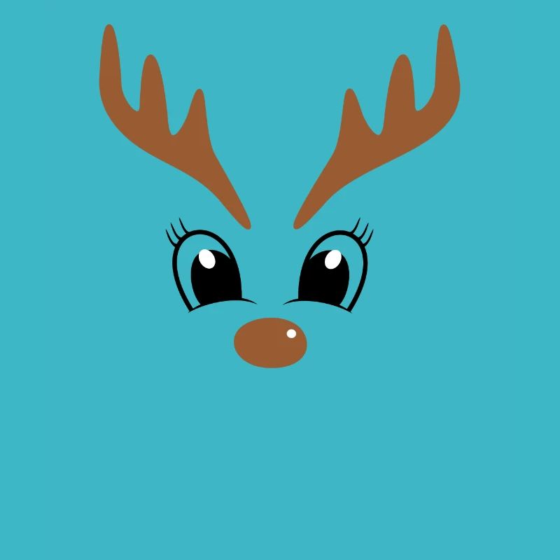 Renne mignon de Noël