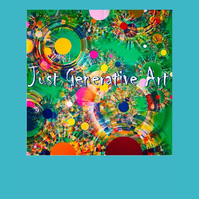 Code d’image de programmation artistique générative uniquement