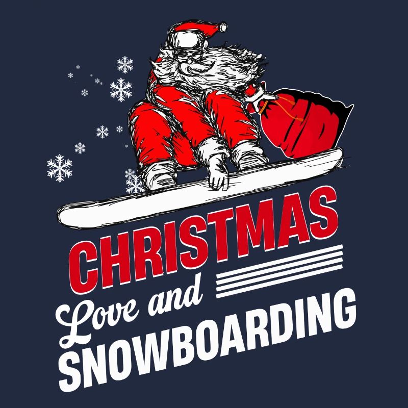 Boarder Snowboarder Christmas Love Snowbaord