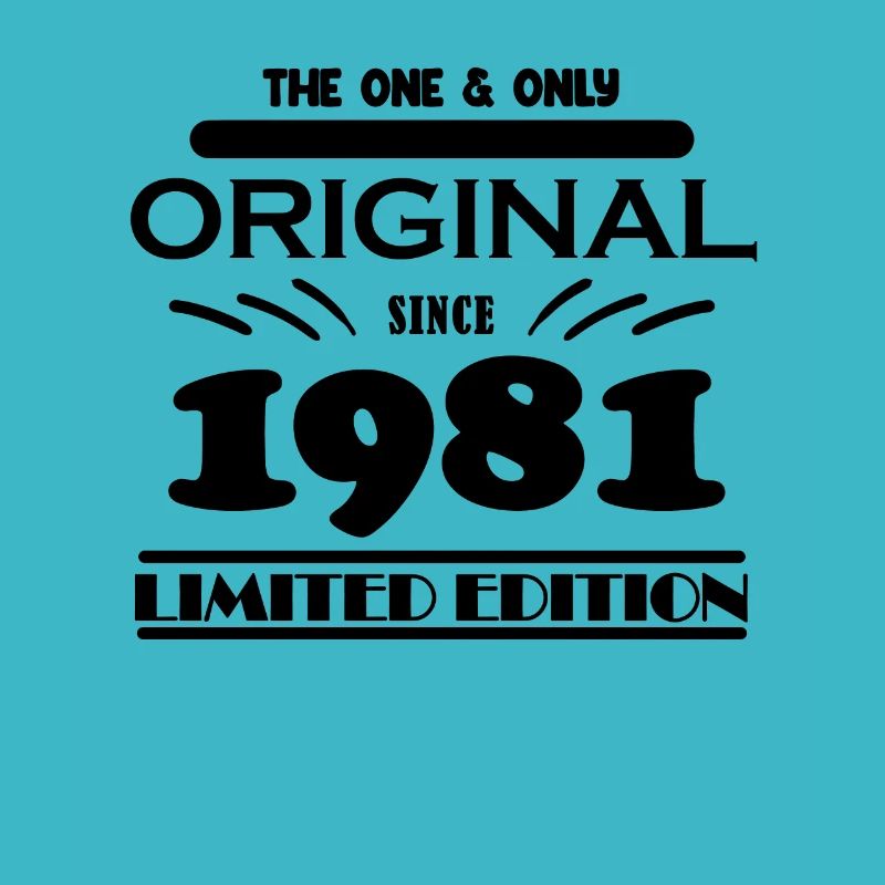 1981 - Année de construction 1981 - Naissance 1981
