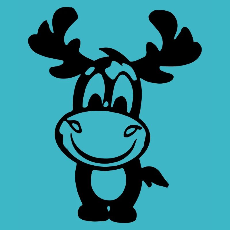 Elch Vektor Geschenkidee