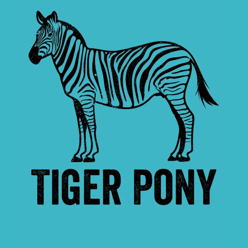 Funny Zebra Tiger Pony