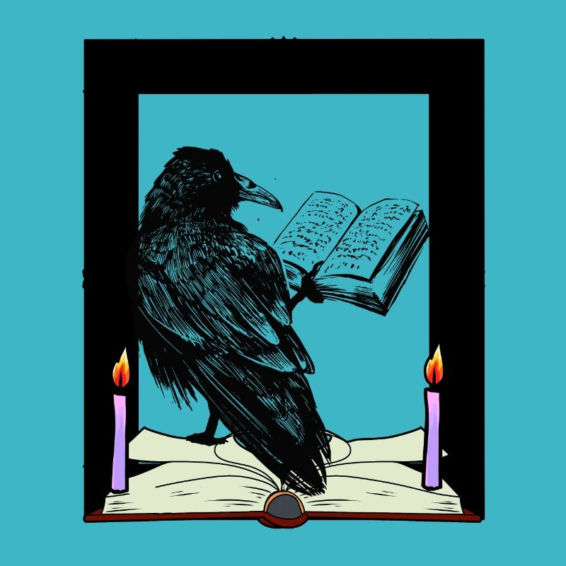 Raven Book Books Scholarly Learning Studying University