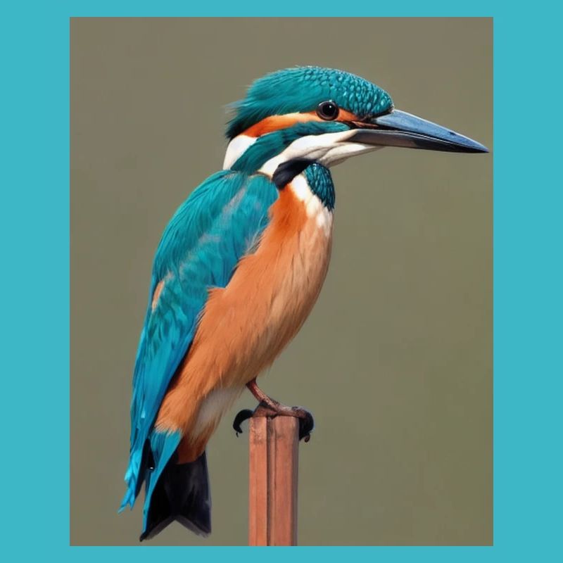 Eisvogel auf dem Ast