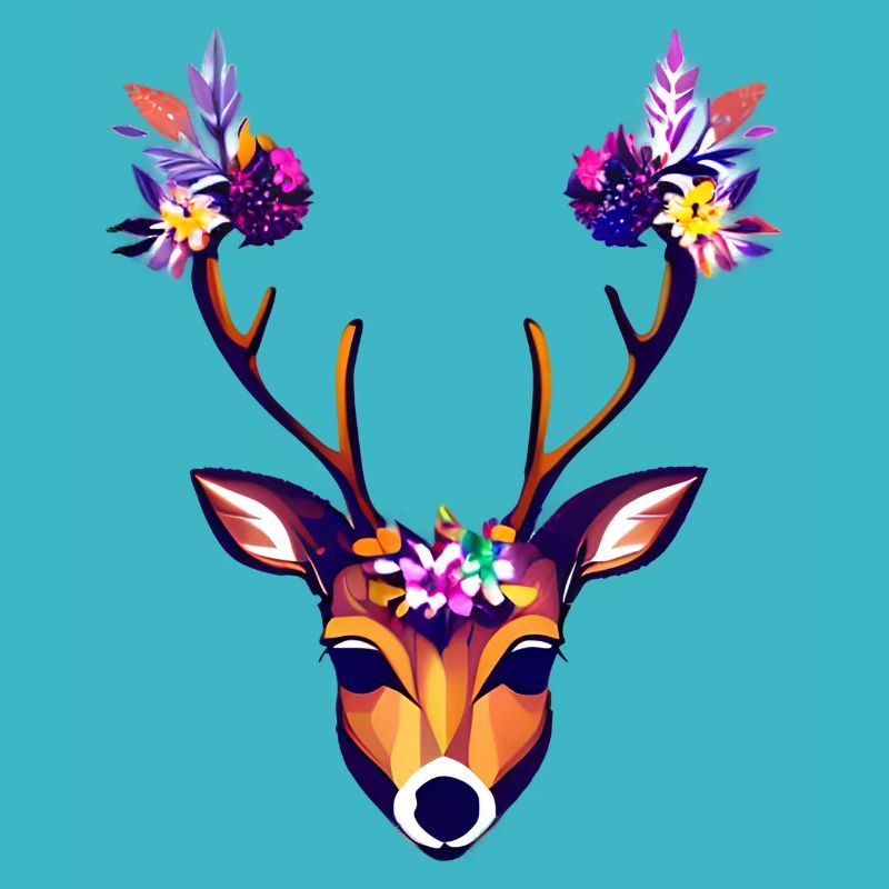 belles fleurs de cerf nature forêt