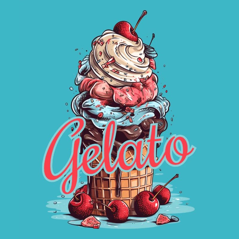 Gelato Eis Eiscreme Eisdiele