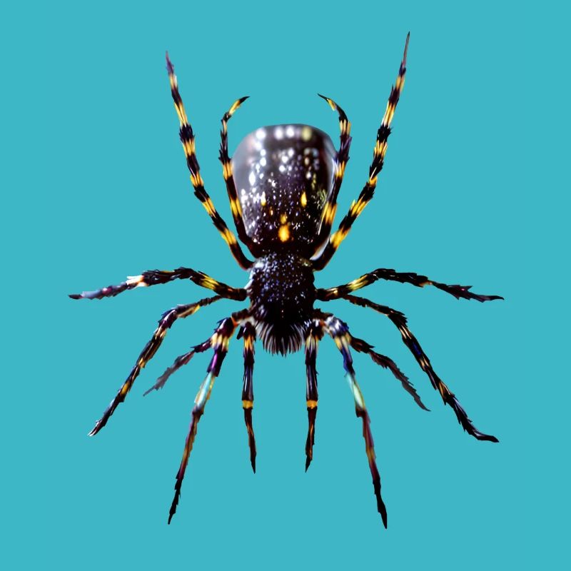 Tarentule Araignée Tarentule à genoux rouges
