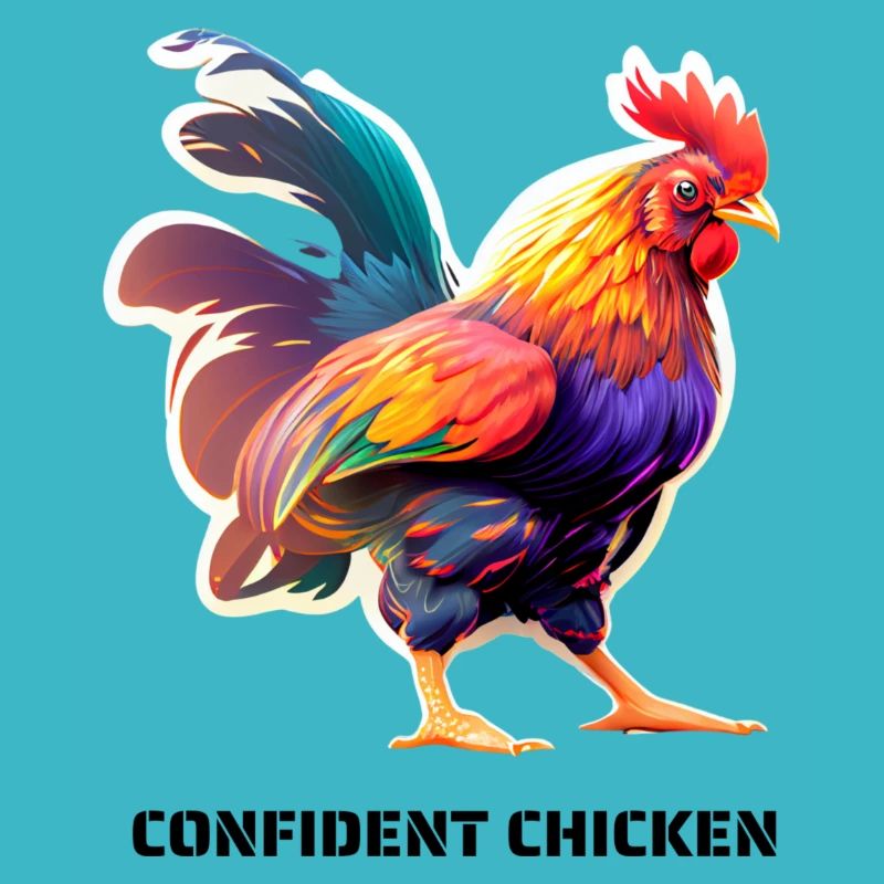 CONFIDENT CHICKEN