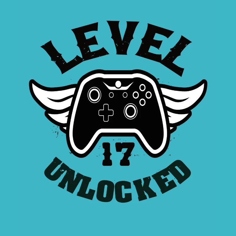 Level 17 Unlocked 17 Geburtstag