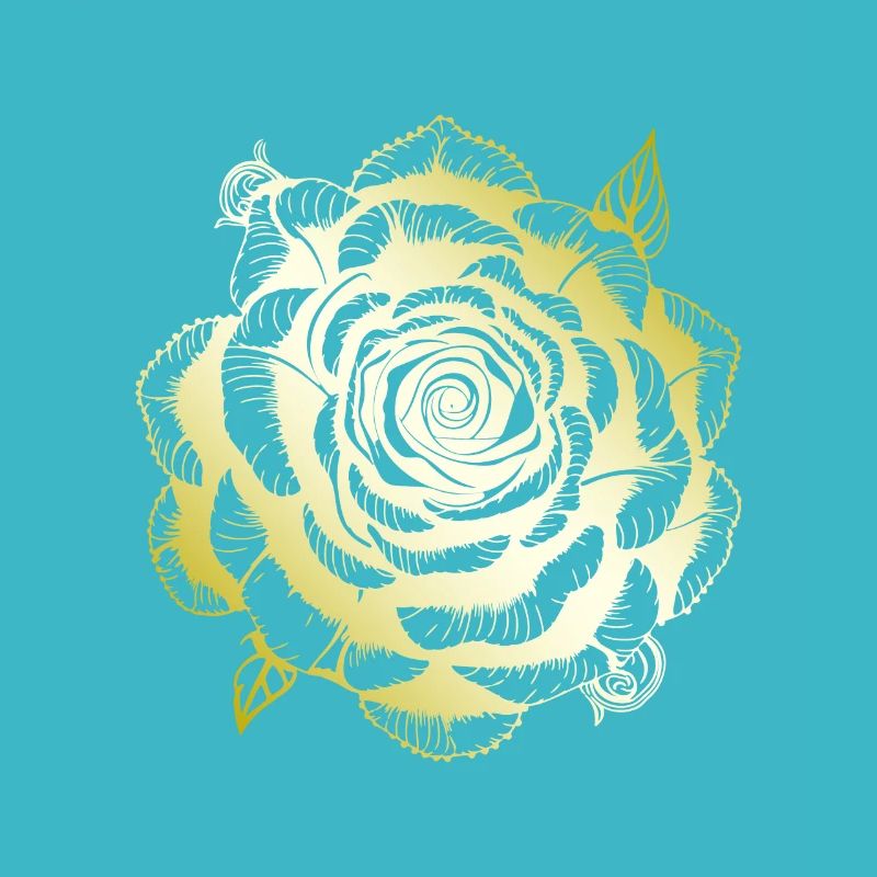 Rose Mandala gold
