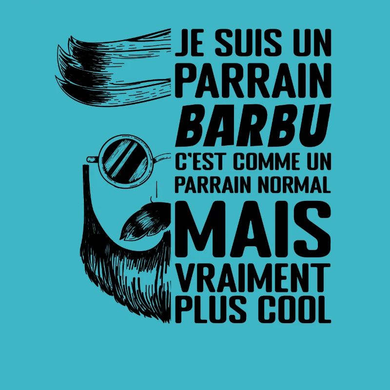Parrain Barbu Qui Déchire Idée Cadeau Parrain Cool
