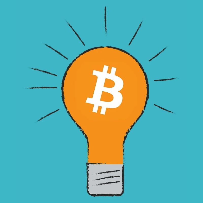 Bitcoin Glühbirne idee
